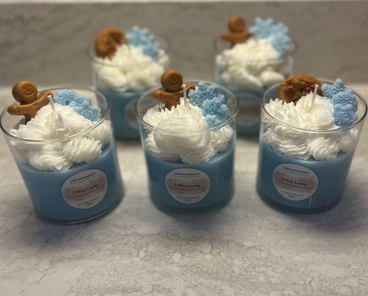 Winter Collection 16oz Cotton Candy Dessert Candle
